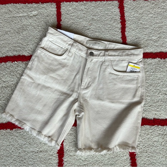 Joe’s Jeans White Denim Shorts - Picture 2 of 7